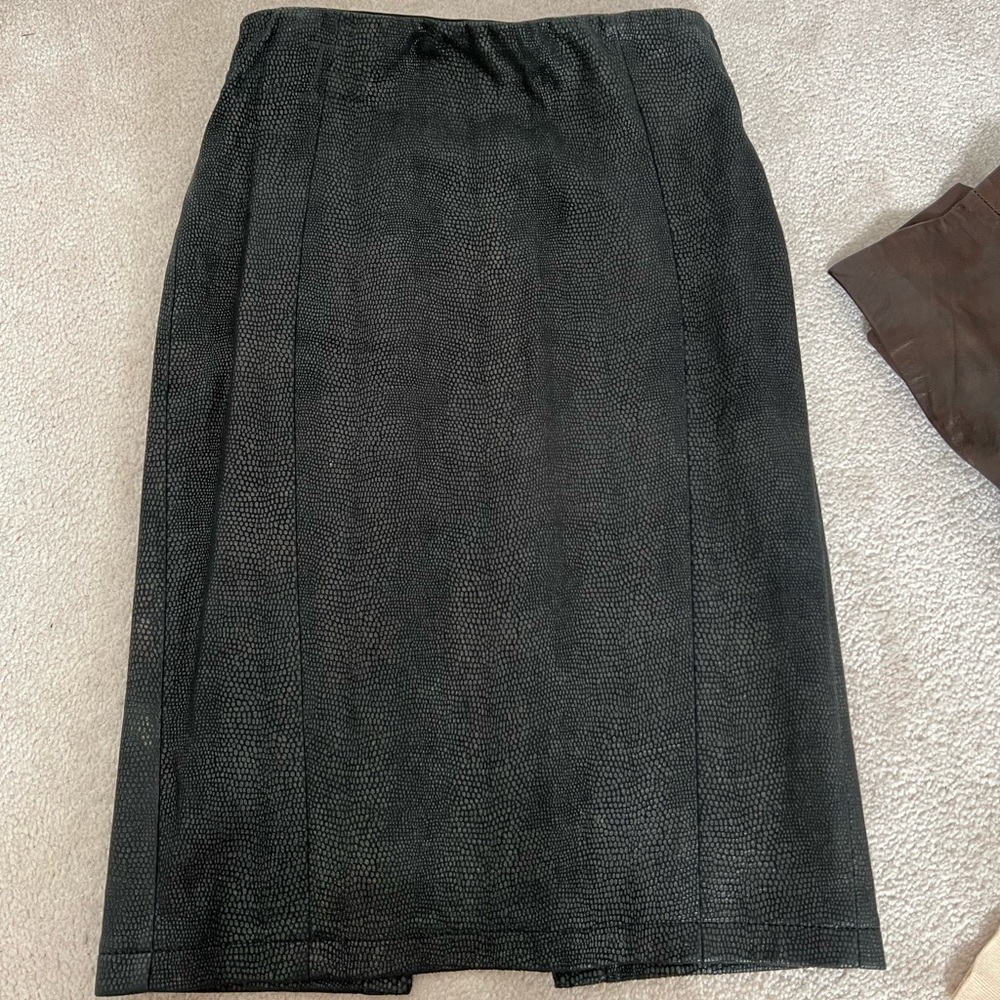 Leather Pencil Skirt